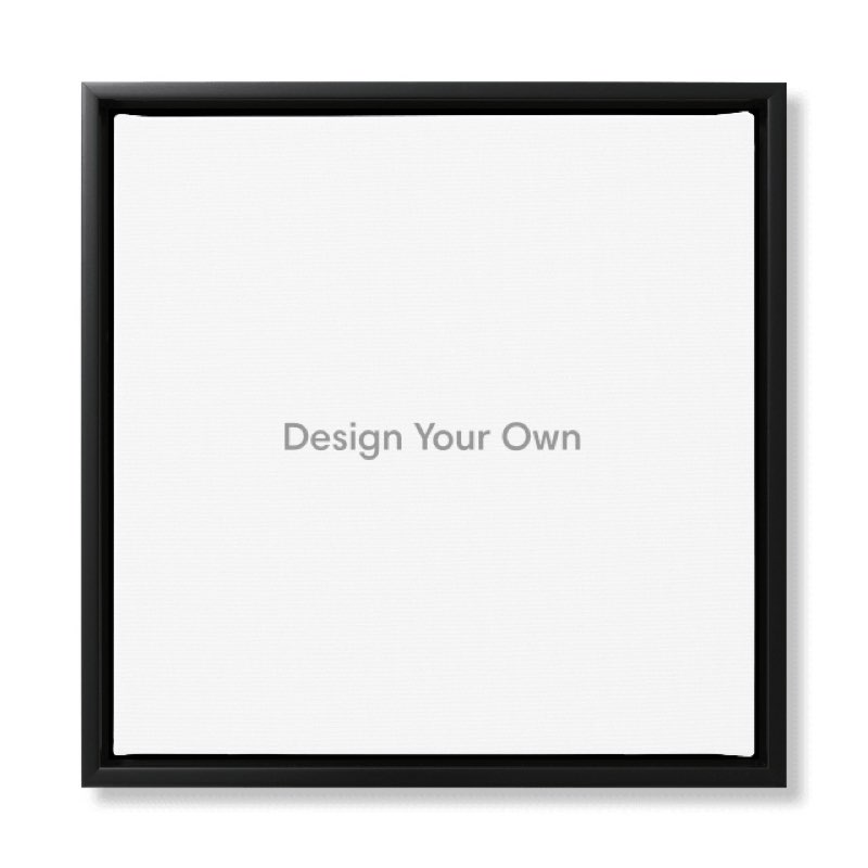 RICHFOCUS Aluminum Picture Frame - 16x16 Black Metal Frame with Mat for 12x12 Photo, Floating Frame 