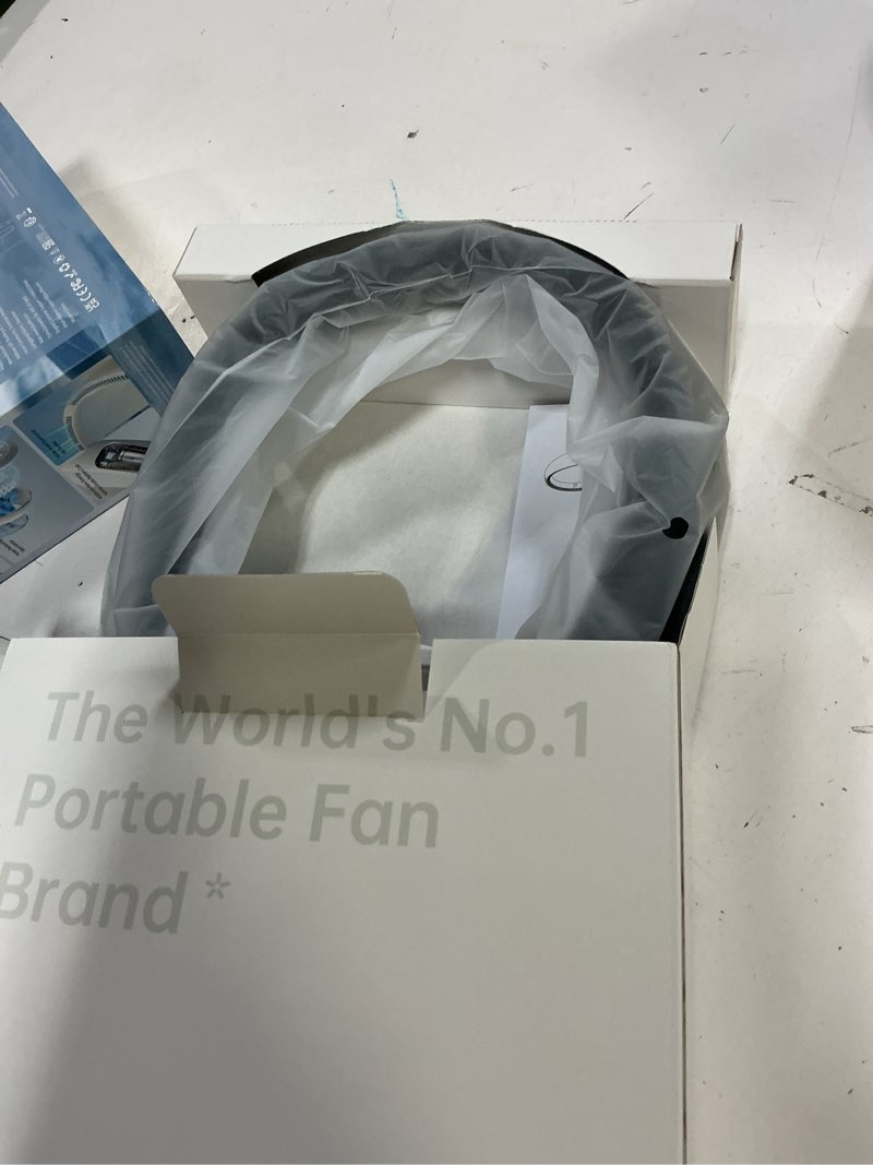 Condition photo showing Good Condition for jisulife neck fan?5-speed rechargeable 4000mah, adjustable wearable cooler for indoor/outdoor