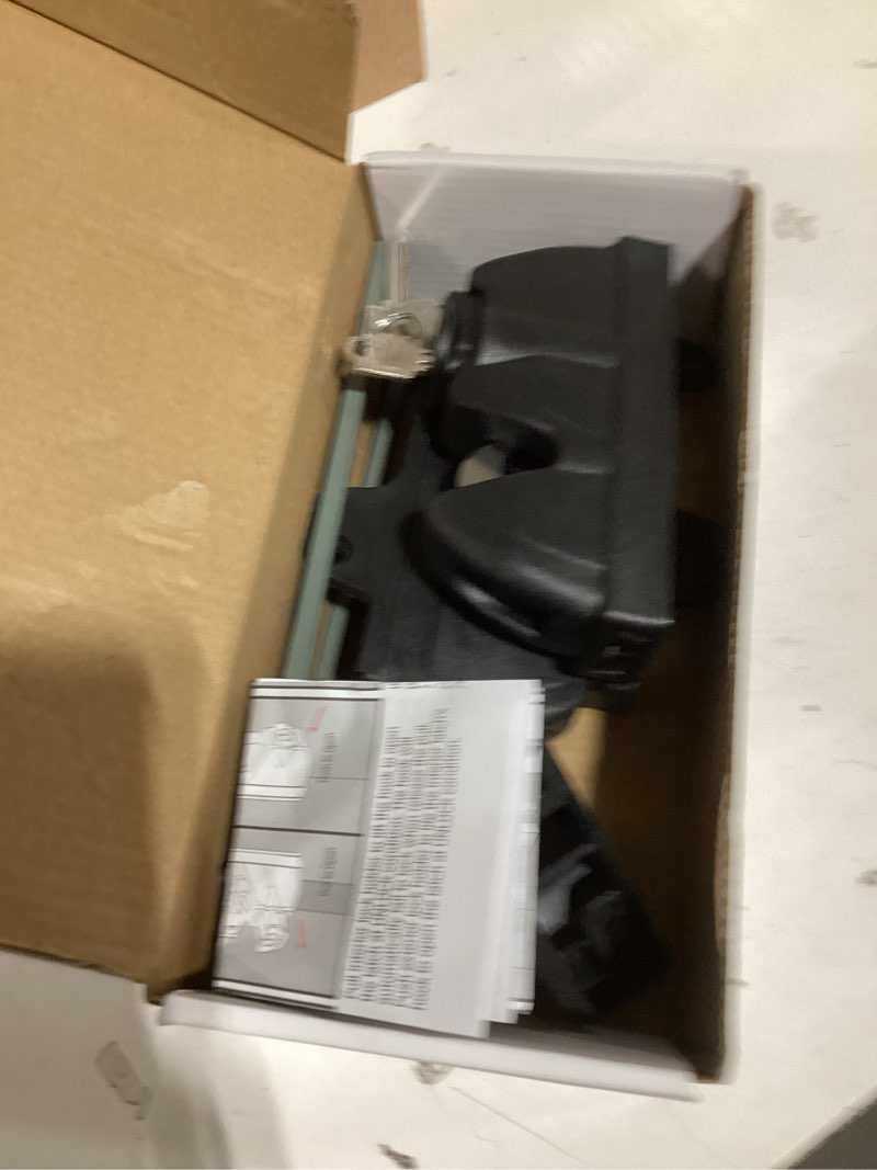 Condition photo showing Good Condition for Key Lockable 2 Way Gate Latch,Key Operates on Both Sides of Gate,2 Sided Gate Fence Lock for Outdoor Gates,Locking Gate Door Lock Fence Latch Gate Hardware for Metal,Wood,Vinyl Fence,Black Finish