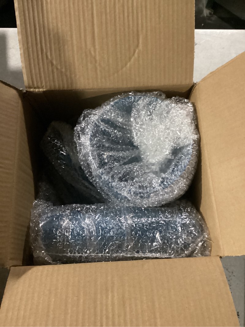 Condition photo showing New/Like New for Wheat Straw Dinnerware Sets - 24 pcs Lightweight Unbreakable Dishwasher Microwave Safe Cups Cutlery Plates and Bowls Set for 4 Suitable for Camping Party Grill?Blue)