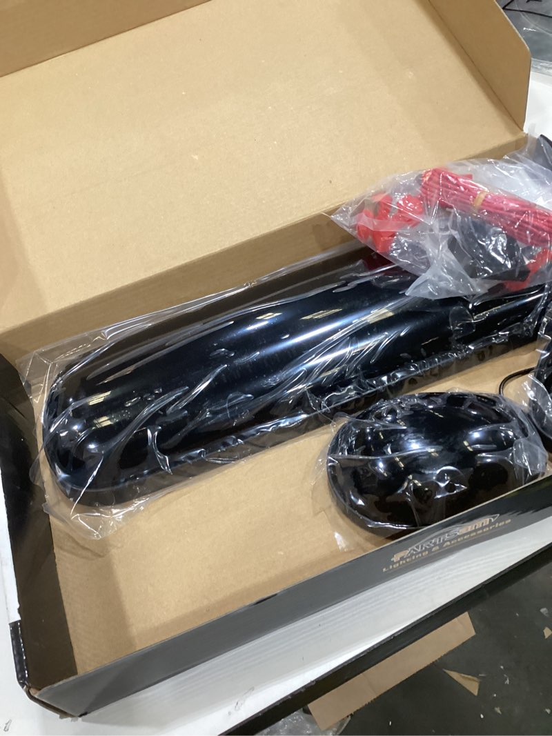 Condition photo showing As Is for partsam 3pcs smoke cover lens white 30 led cab marker roof running top lights assembly + wire pack compatible with silverado/sierra 1500 1500hd 2500 2500hd 3500 2002-2007 truck smoke lens/white light