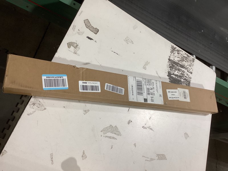 Condition photo showing New/Like New for LazBlinds Cordless Cellular Shades, No Tools No Drill Blackout Honeycomb Shades Pleated Blinds for Windows, 32.5'' W x 48'' H, Silver White Blackout-silver White 32 1/2'' W x 48'' H