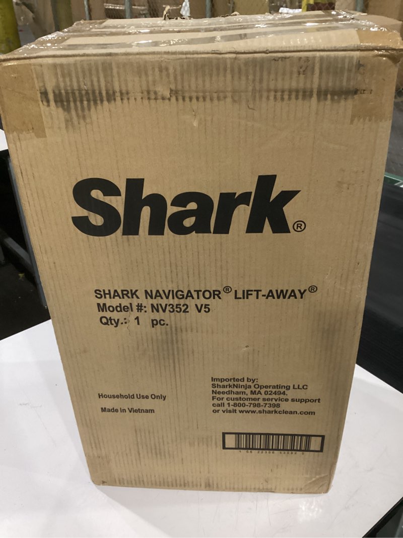 Condition photo showing As Is for Used as is Shark navigator lift-away