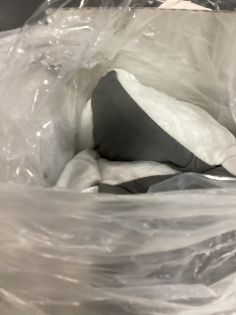 Condition photo showing New/Like New for Elviros Cervical Neck Pillow for Sleeping, Memory Foam Pillow for Neck Pain Relief, Side Sleeper Cooling Pillows for Adults, Neck Support with Removable Pillowcase for Back & Stomach Sleepers Dark Gray Queen Size 26Lx16.5Wx(4.3"-5")H