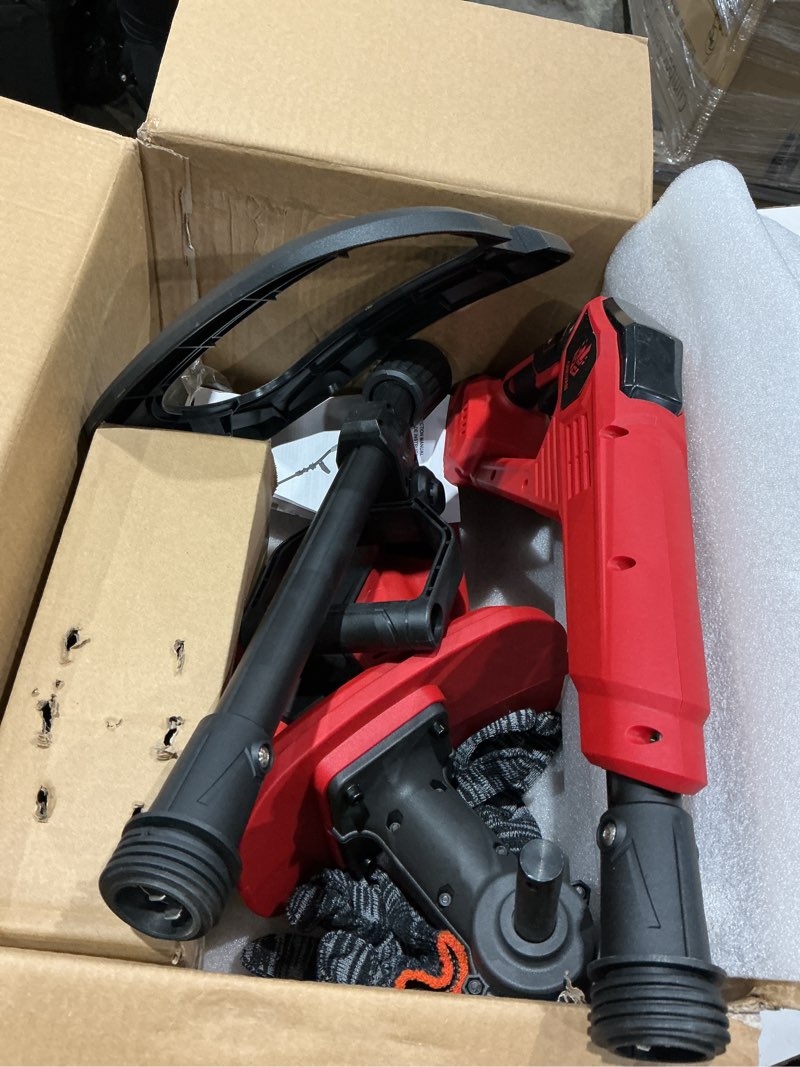 Condition photo showing Good Condition for cordless tiller cultivator, 360rpm electric garden tiller with 2×3.0ah batteries & 1.5a fast charger, battery powered garden cultivator, 9.5in tilling width & 6.7in depth garden rototiller