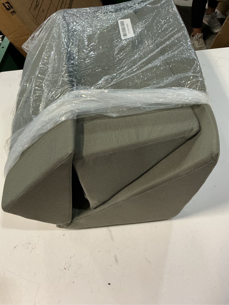 Condition photo showing Good Condition for fanwer bed wedges & body positioners (3 in 1), 40 degree wedges for bed positioning,positioning pillows for elderly, wedge pillow for bed sores, side sleeping, after surgery, knees elevated,back pain grey