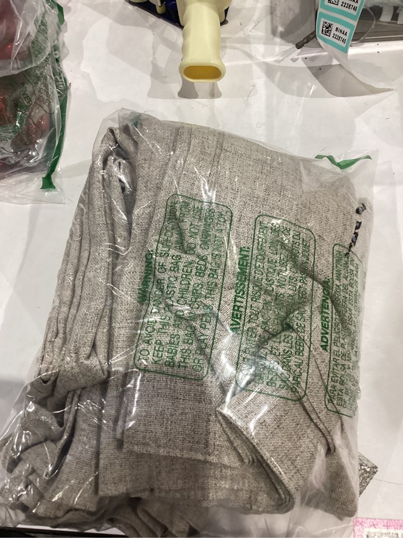 YoungsTex 90 Inch Length Linen Semi Sheer Curtains for Living Room, Dark Oatmeal Light Filtering Dra