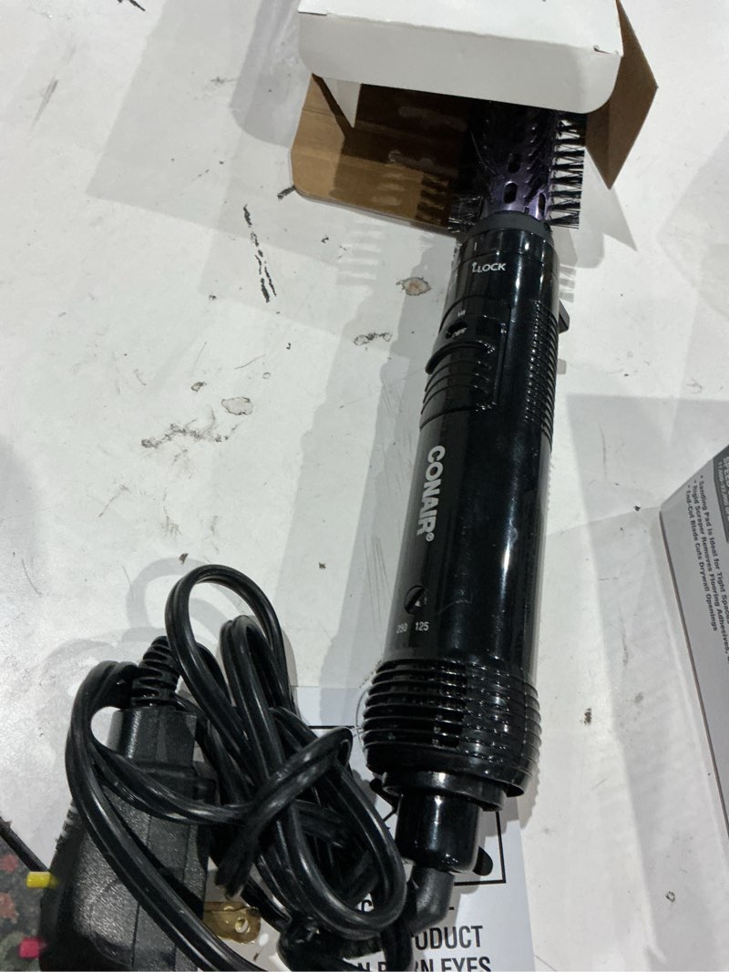 Condition photo showing As Is for conair pro digital hot brush 1 1/4"