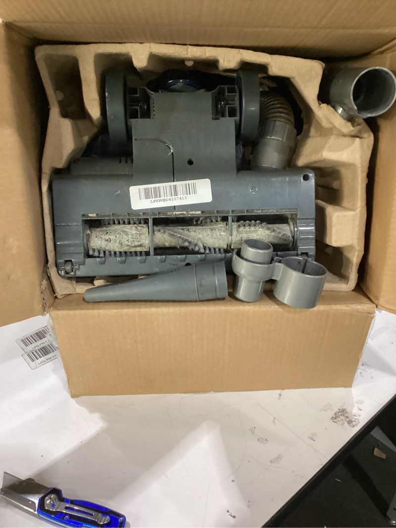Condition photo showing As Is for Shark Upright Vacuum, Navigator Lift-Away Deluxe with Large Dust Cup Capacity, HEPA Filter, Swivel Steering, Upholstery Tool & Crevice Tool, Blue, NV360