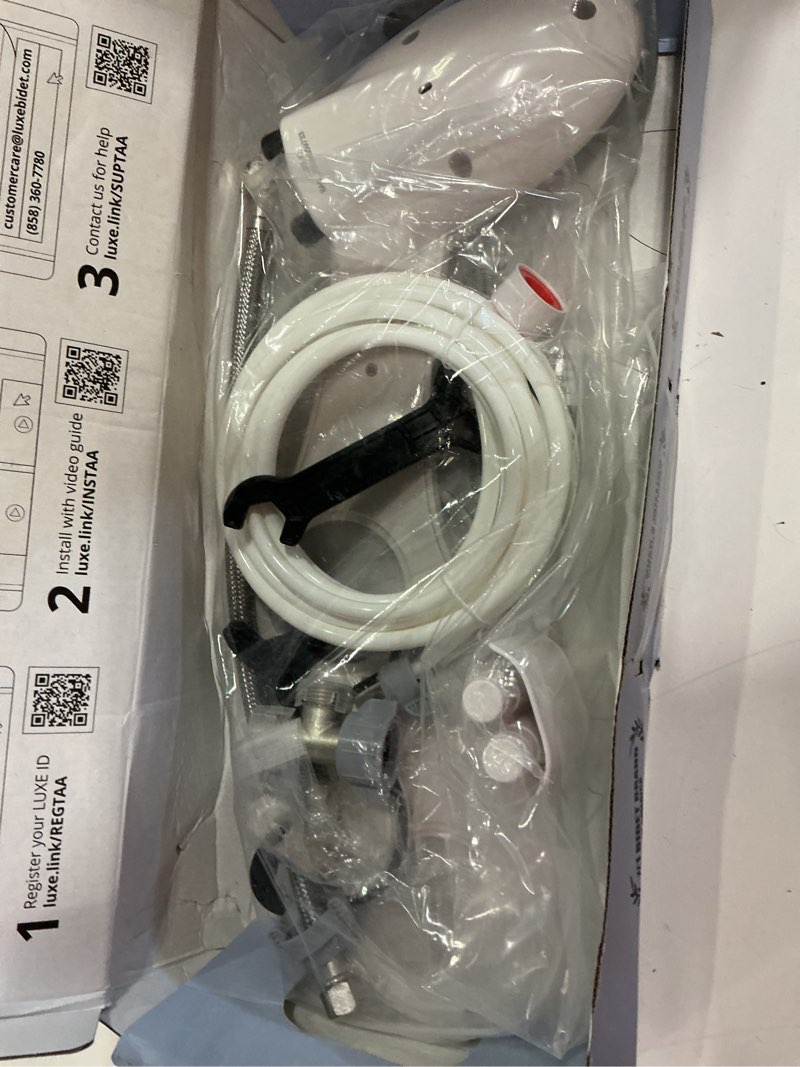 Condition photo showing Good Condition for luxe bidet neo 320 - warm water, dual nozzle, self-cleaning, non-electric bidet attachment for toilet seat, adjustable water pressure, rear & feminine wash (white)