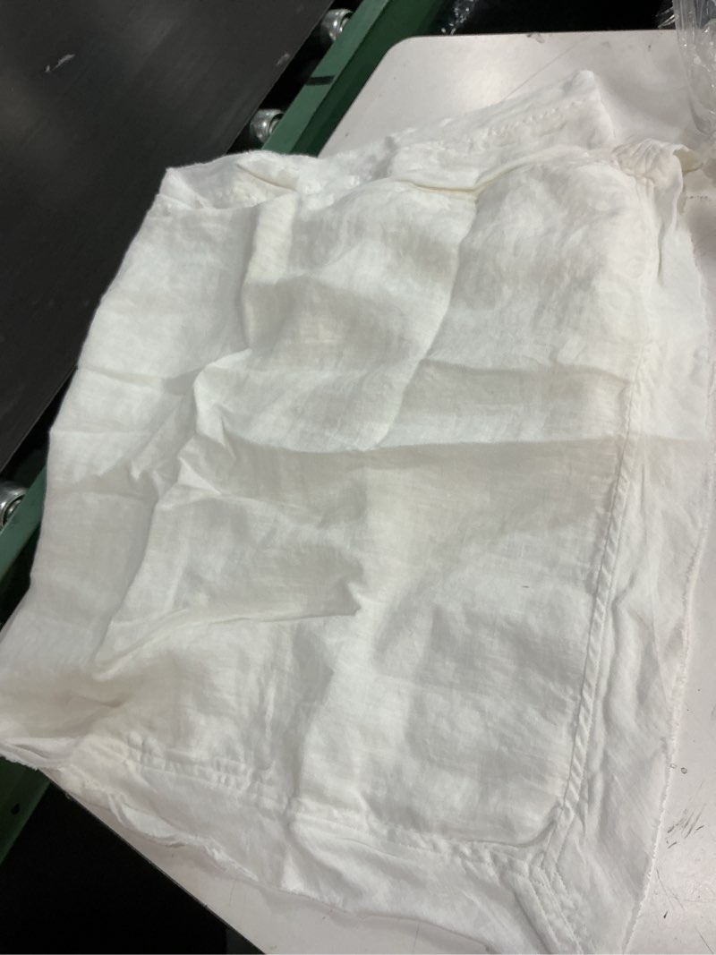 Condition photo showing Good Condition for quince european linen double flange sham set of 2, color ivory, standard