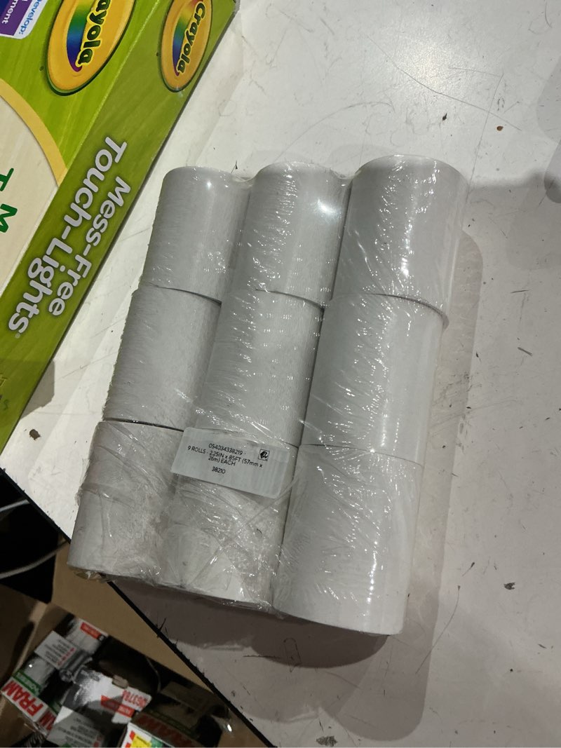 Condition photo showing Good Condition for pen+gear 2.25" x 85' thermal paper rolls, 9 pack