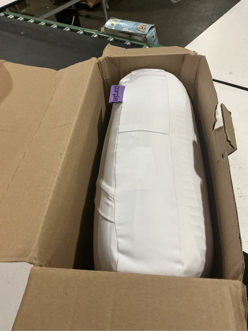 Condition photo showing Good Condition for purple dreamlayer pillow - standard size, multi-layered gelflex grid & microair foam for support & pressure relief - customizable height with removable foam booster layers