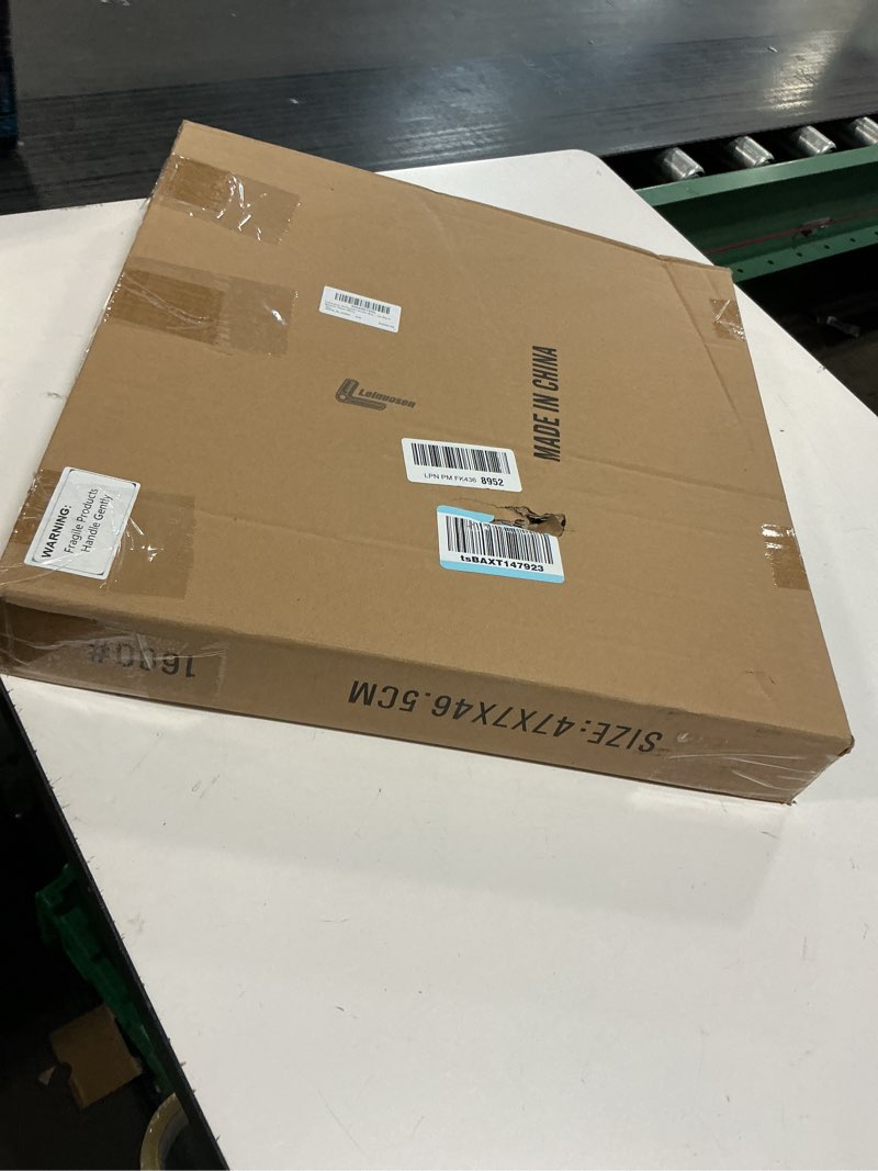 Condition photo showing New/Like New for Leinuosen Acrylic Sticker Display Stand with 24 Curved Pockets, Clear Wall Mount Sticker Organizer for Vendor Business Card Holder Multi Pocket for Big 4'' Stickers Home Office