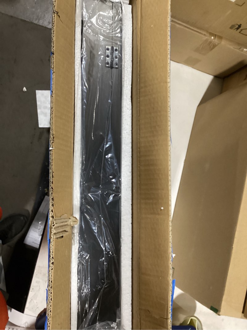 Condition photo showing New/Like New for 1/64 Diecast Toy Car Display Case Model Car Organizer Storage Cabinet Wall Mount with Acrylic Glass Door & Removable Black Shelf - Holds Up to 42 Cars, Black Large Black with Black Shelf