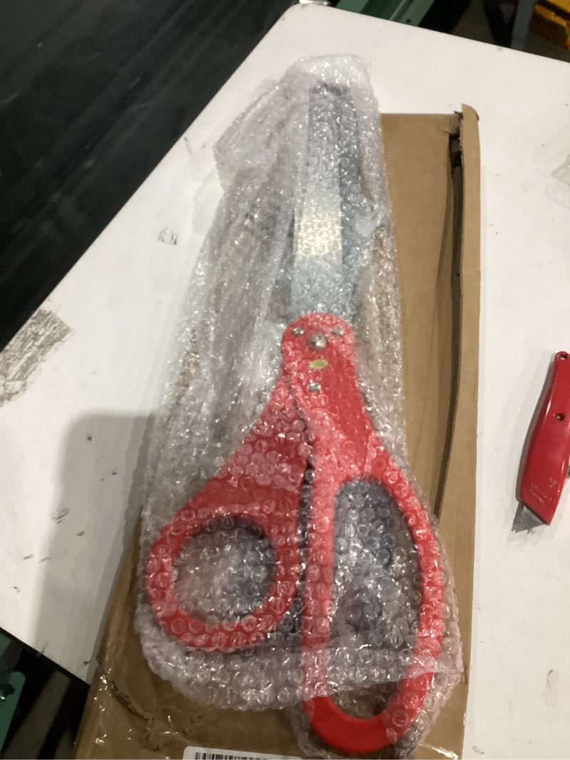 Condition photo showing As Is for 25" Giant Scissors for Ribbon Cutting Ceremony Ribbon Cutting Scissors for Special Events Inaugurations and Ceremonies