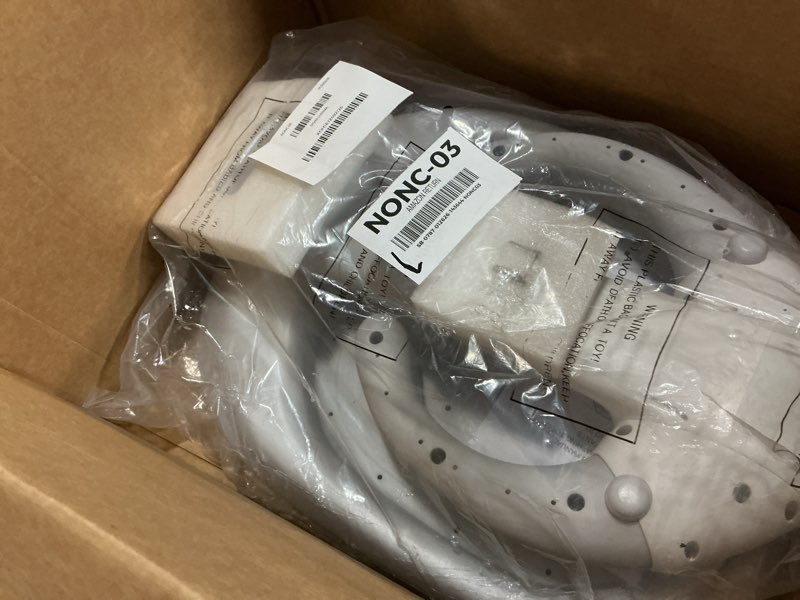 Condition photo showing Good Condition for Baby Shower Stand, Baby Bath Support, Shower Standing Support with Adjustable Height and Armrest, Bath Stand with Anti-Skip and Shower Head Holder, Bath Essentials for Infants Grey