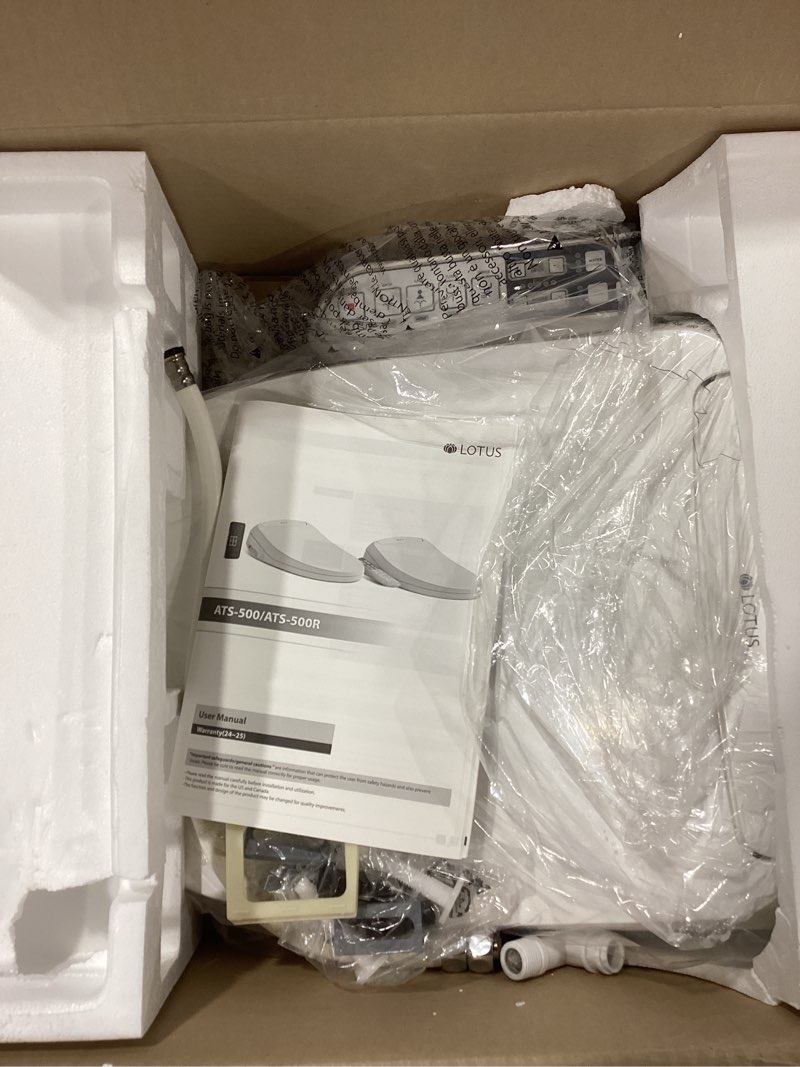 Condition photo showing Good Condition for Lotus Bidet Seat ATS-500 | Heated Toilet Seat with Adjustable Warm Water Wash | Stainless Steel Nozzle | Side Control Panel | Warm Air Dryer | Eco Mode | Easy DIY Installation ATS-500 (Control Panel)