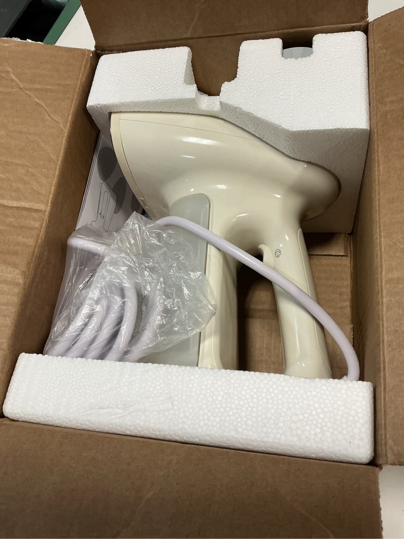 Condition photo showing Good Condition for bear steamer for clothes, handheld clothes steamer,1300w strong power garment steamer with 230ml tank,fast heat-up, auto-off, steam iron fabric wrinkle remover with brush for home and travel beige