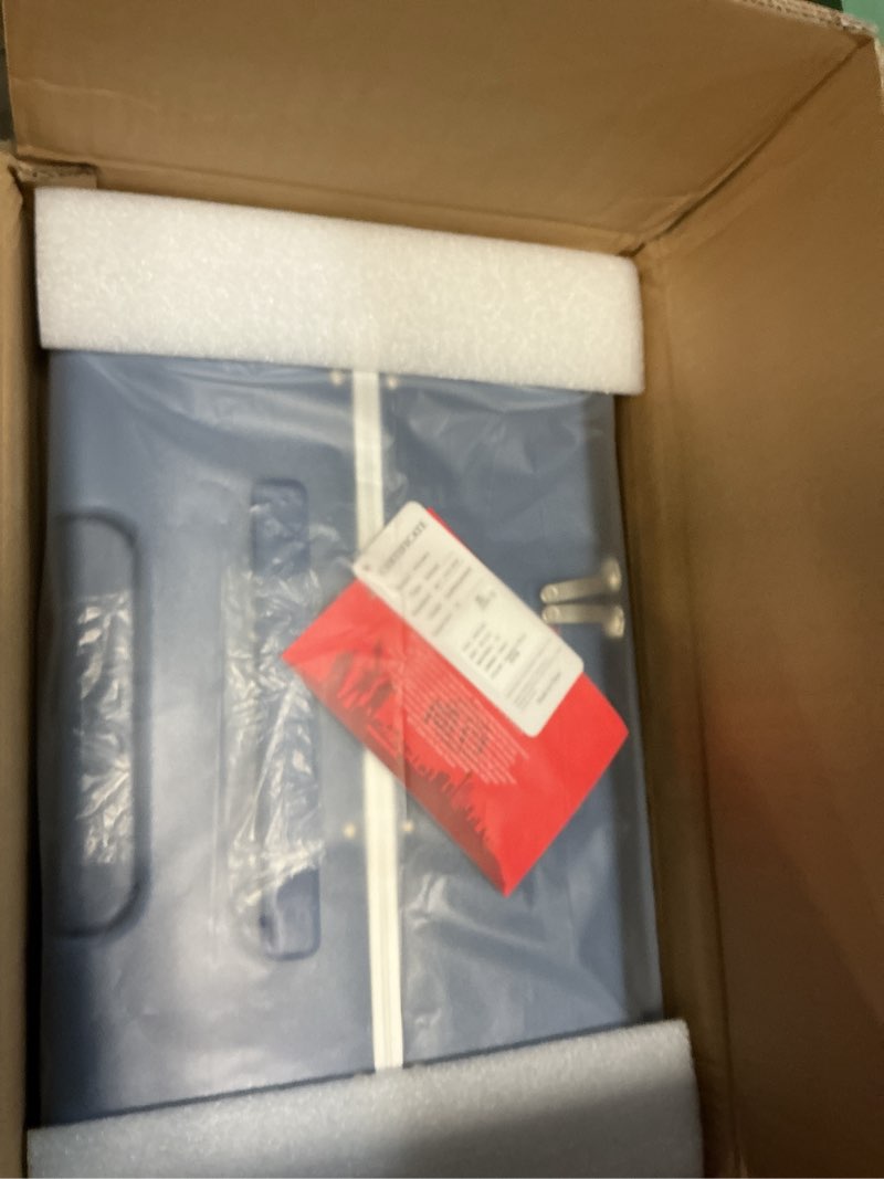 Condition photo showing New/Like New for mixi Carry On Luggage Airline Approved 26”Lightweight Luggage Wide Handle PC Hardshell Suitcases with Spinner Wheels & TSA Lock, Sapphire Blue Sapphire Blue 26” -inch