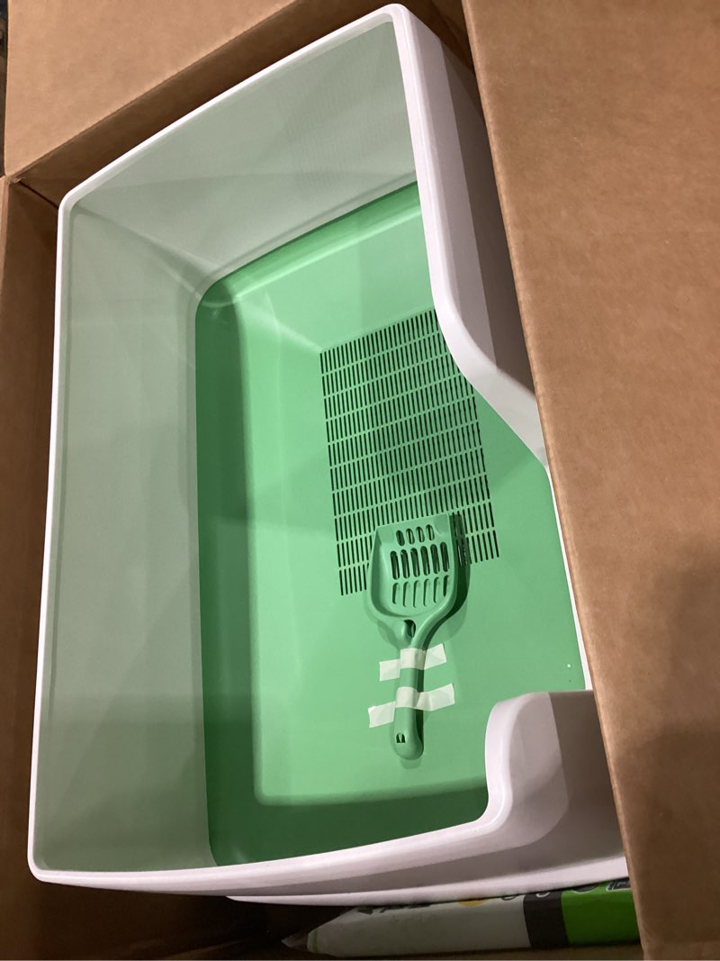 Condition photo showing As Is for Purina Tidy Cats Non Clumping Litter System, Breeze XL All-in-One Odor Control & Easy Clean Multi Cat Box - 18 lb. Box