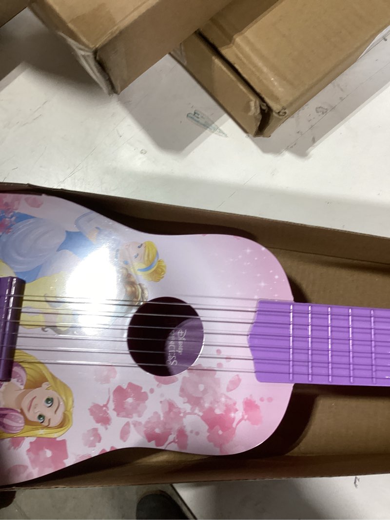 Condition photo showing Good Condition for lexibook, disney princess, my first guitar for children, 6 nylon strings, 21" long, guide included, pink, k200dp
