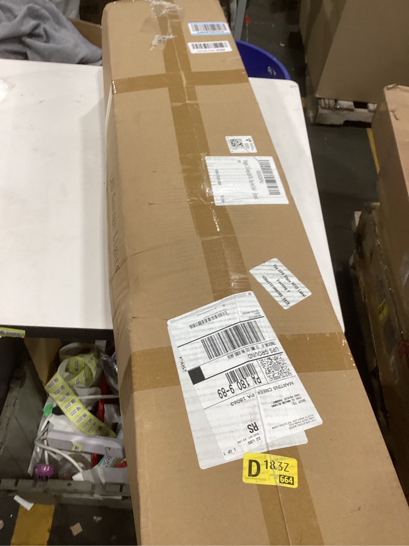 Condition photo showing As Is for MODERN Hexagon Garage Light: Higher Brightness 720W 86400 Lumens Hexagon Led Garage Light with Rectangle Frame 6500K for Garage, Basement, Warehouse, Auto Beauty Shop, Car Detailing Shop etc. … 14 HEX WITH BORDER(190.2"L x 95.7"W x 1.4"H)