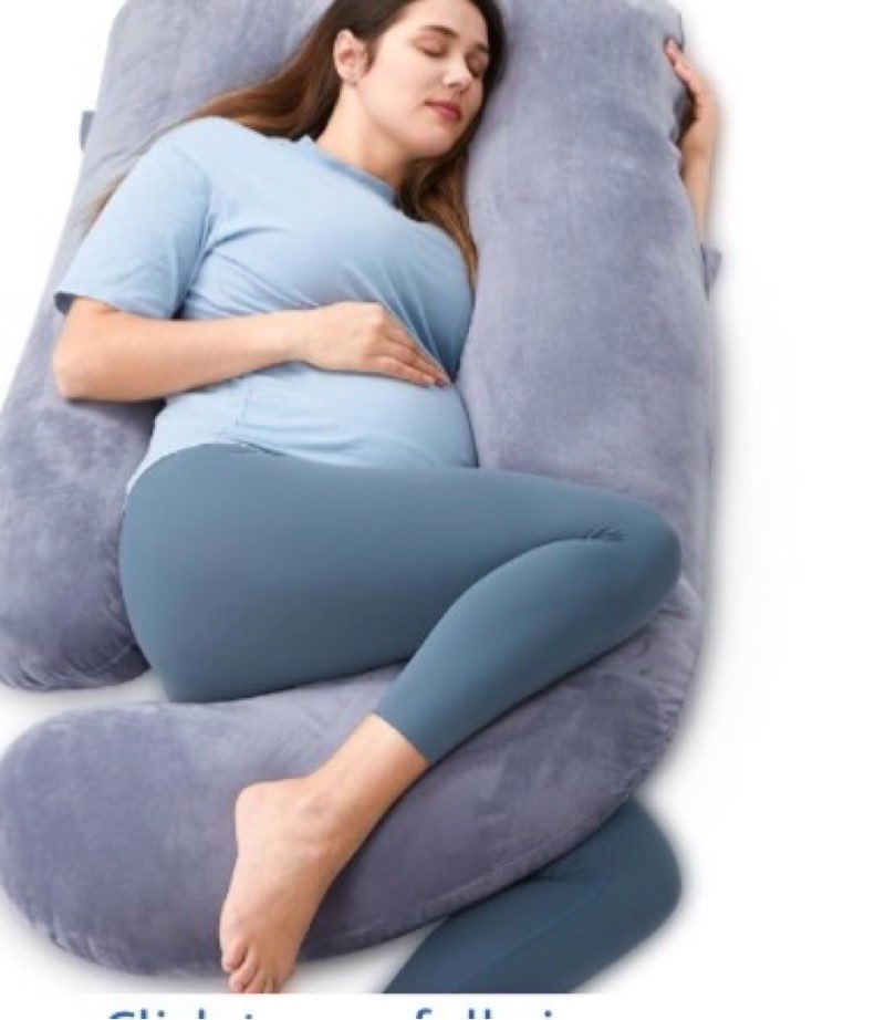 Books Registry New Releases Today's Deals Gift Cards  Smart Home Prime  Groceries  Pharmacy Customer Service Music Amazon Home Fashion Kindle Books Toys & Games Automotive Sports & Outdoors Home Improvement Beauty & Personal Care Sell Baby Registry Best Sellers Deals Strollers Car Seats Nursery Feeding Clothing Activity & Gear Toys Diapering Health & Safety Gifts Product summary presents key product information   Keyboard shortcut  shift + alt + D  Baby Products›Pregnancy & Maternity›Maternity Pillows Amazon Prime Logo Enjoy fast, free delivery, exclusive deals, and award-winning movies & TV shows. Join Prime $44.99 $44.99 per count($44.99 / count) FREE delivery Monday, January 19 Delivering to Florence 41042 - Update location In Stock Quantity: Quantity:1   Add to cart   Buy Now Ships from Amazon Sold by Momcozy Maternity Essential Returns FREE 90-day refund/replacement Payment Secure transaction  Add a gift receipt for easy returns Add to List  Add to Baby Registry      Other sellers on Amazon New (5) from $44.99   & FREE Shipping.                  4+    10 VIDEOS  Momcozy Pregnancy Pillows for Sleeping, U Shaped Full Body Maternity Pillow with Removable Cover - Support for Back, Legs, Belly, HIPS for Pregnant Women, 57 Inch Pregnancy Pillow for Women, Grey Click to see full view Momcozy Pregnancy Pillows for Sleeping, U Shaped Full Body Maternity Pillow with Removable Cover - Support for Back, Legs, Belly, HIPS for Pregnant Women, 57 Inch Pregnancy Pillow for Women, Grey Visit the Momcozy Store