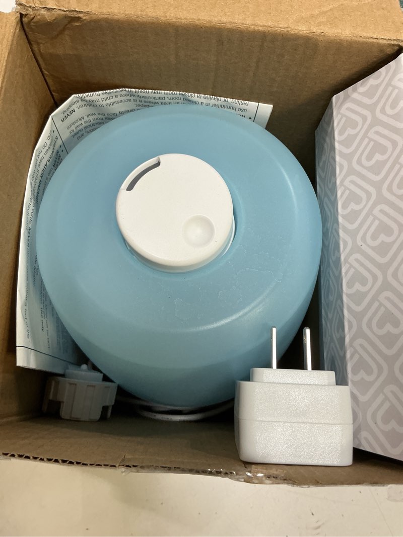 Condition photo showing As Is for safety 1st everyday compact cool mist humidifier, blue