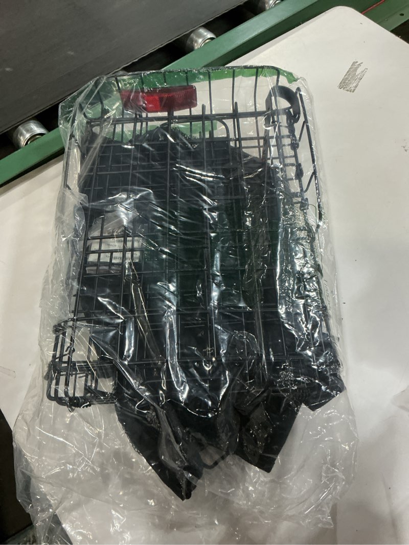Condition photo showing As Is for Bike Basket Suit for Front/Rear/Side of Bicycle with Removable Liner Bag, Dog Bike Basket Carrier for Travel, Large Size Basket More Storage, Ebike Accessoriest for Pets, Fruit & Grocery