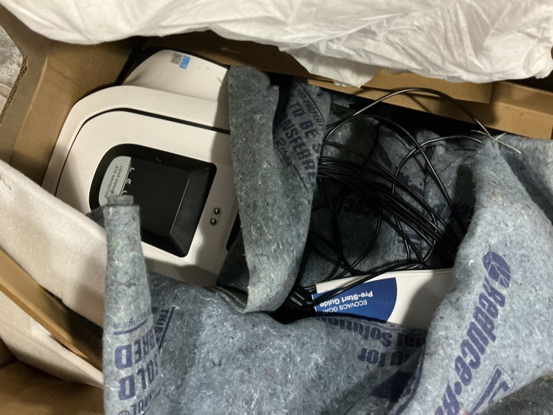 Condition photo showing As Is for ECOVACS Goat A2500 RTK Robot Lawn Mower, Lidar-Enhanced RTK+Vision Navigation, Auto-Mapping, Dual Blades, Edge Precision Mowing, Perimeter Wire-Free, Suitable for 5/8 Acres Lawn, 50% Slope Capability