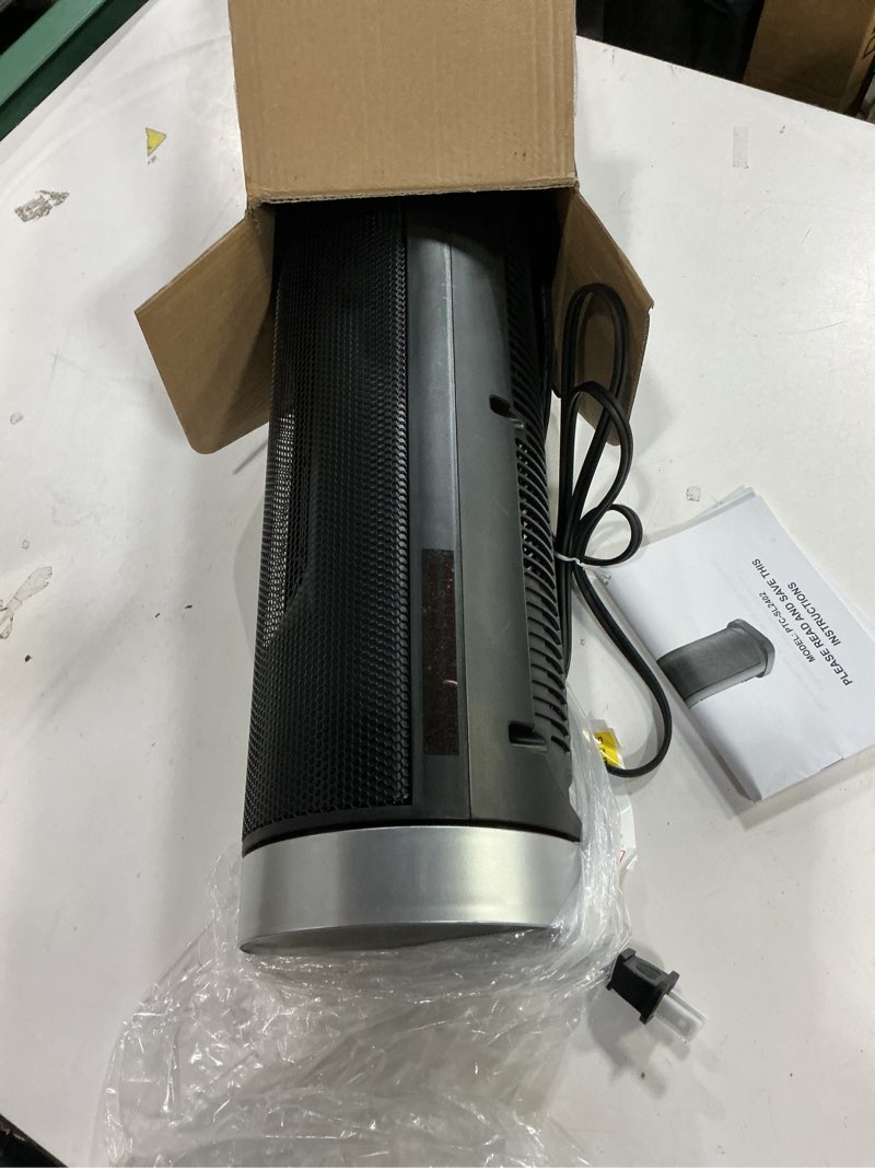 Condition photo showing Good Condition for Space Heater for Indoor Use with Remote - 70° Oscillating Tower Electric Heater, 24 Inchs, 12H Timer, 1500W Quiet PTC Ceramic Heating with Thermostat, Fast Safety Heat for Office, Home, Bedroom