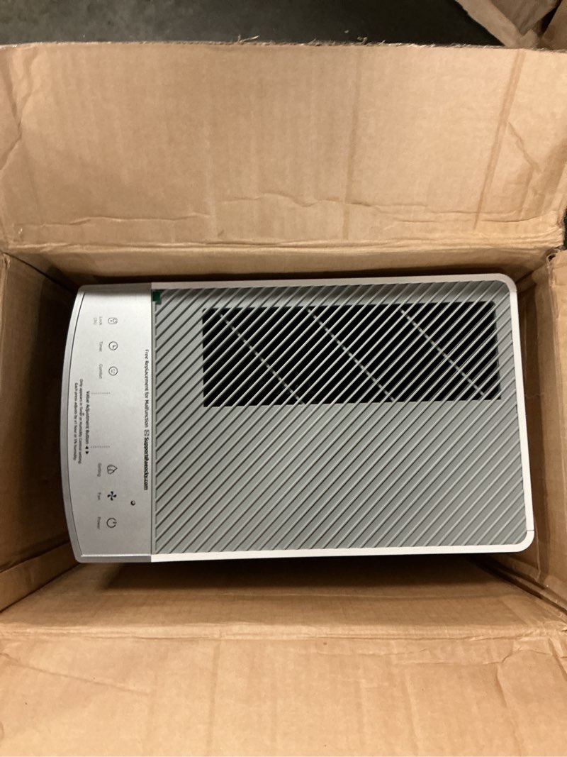 Condition photo showing As Is for aeocky 74 pint/d energy star version 6.0 dehumidifier, 4500 sq.ft smart compressor dehumidifier with drain hose, intelligent humidistat,for basement,bedroom,home,bathroom ivory 74 pints - 4500 sq.ft
