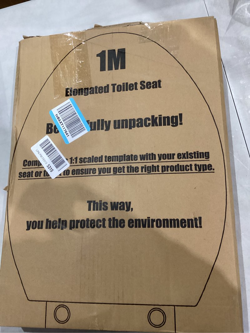 Condition photo showing Good Condition for 1M Family Toilet Seat, Patented Slow Close & Quick Releasing Technology, Anti-Wiggling, Easy to Install and Clean, Standard Elongated with Toddler Seat Built In (1 Piece) 1 Elongated with Toddler Seat Built In