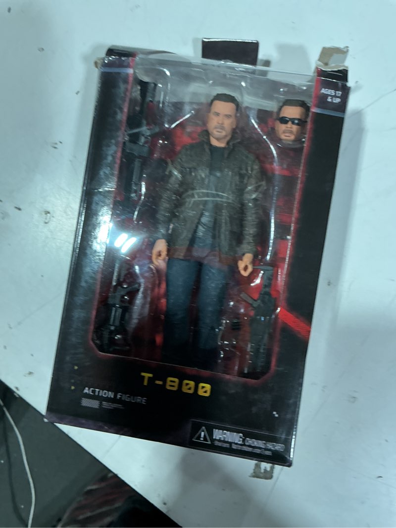Condition photo showing New/Like New for neca terminator dark fate (2019) ultimate 7-inch action figure, t-800 | terminator dark fate 7 inch action figure ultimate series - t-800