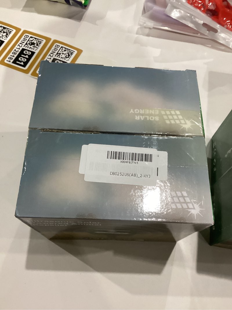 Condition photo showing Good Condition for 2025 Upgraded Solar Animal Repellent Deterrent with Motion Detection Ultrasonic Control for Deer Cat Dog Squirrel Raccoon Skunk Rabbit Fox,Deer Repellent Cat Repellent for Garden Yard Farm,2 Pack