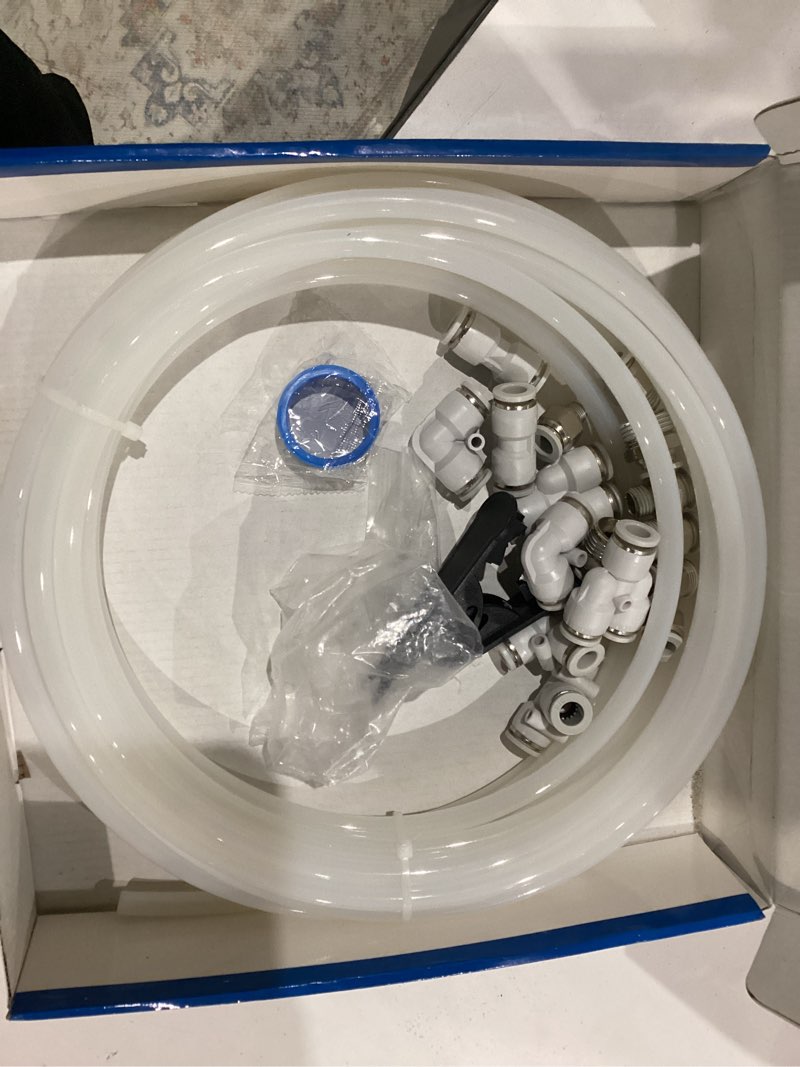 Condition photo showing As Is for ?High Pressure White Nylon Air Tubing Kit – 3/8" OD x 32.8ft, DOT, PA Material, for Air Line Tubing, Pneumatic Tools, Fluid Transfer? 3/8 x 32.8ft White