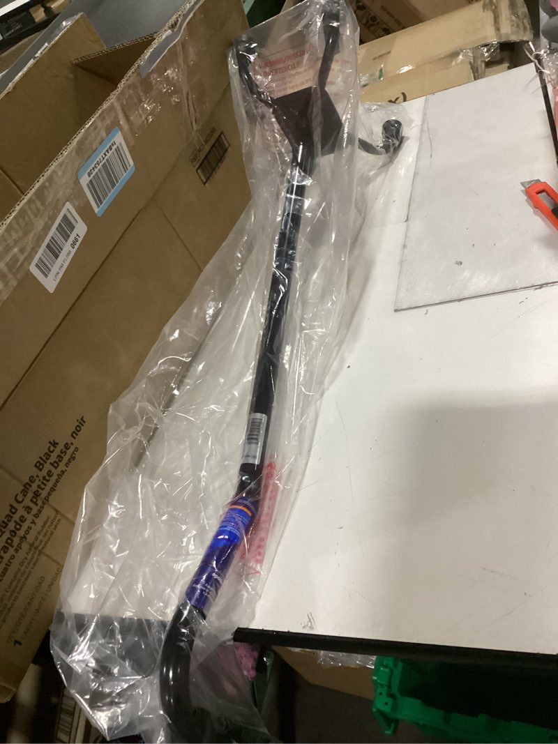 Condition photo showing New/Like New for medline aluminum quad cane with small base for balance, knee injuries, leg surgery recovery & mobility, portable, lightweight walking aid for seniors & adults