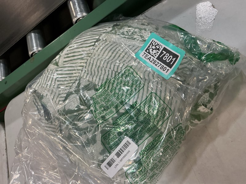 Condition photo showing As Is for ATOSII Meraki Green 100% Cotton Round Tablecloth, Handblock Print Floral Table Cloth for Kitchen Dining Linen I Parties, Weddings, Outdoors, Christmas I Fall Home Decor 60" Inches Round Meraki Green 60" (Round)