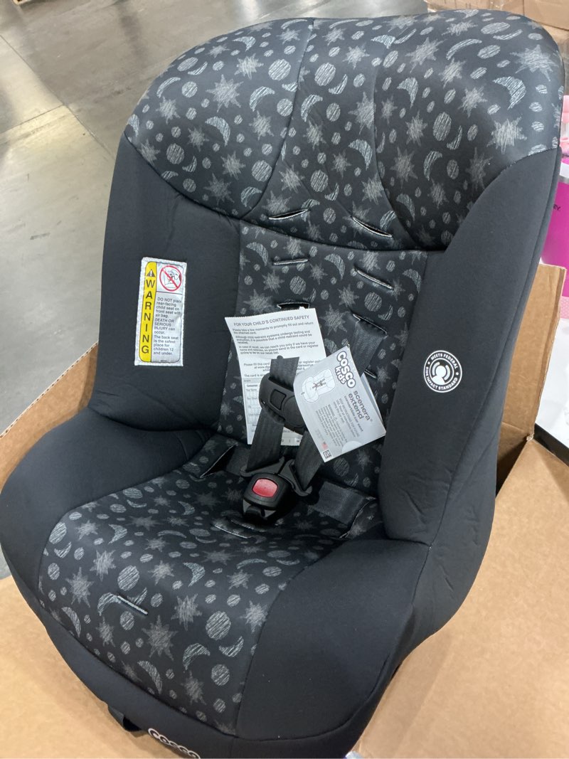 Condition photo showing Good Condition for cosco kids scenera extend infant & toddler convertible car seat, moonlit night, black
