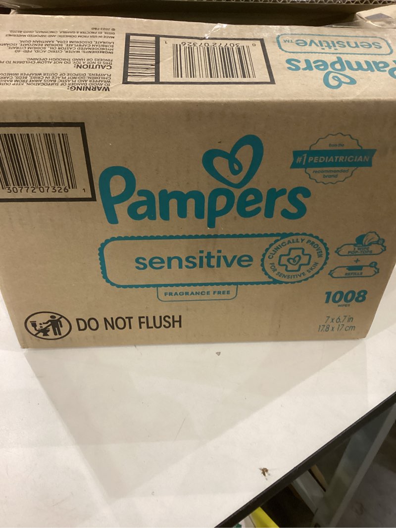 Pampers wipes