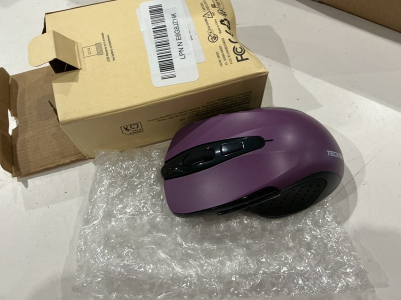 Condition photo showing Good Condition for tecknet wireless mouse, 2.4g ergonomic optical mouse, computer mouse for laptop, pc, computer, chromebook, notebook, 6 buttons, 24 months battery life, 2600 dpi, 5 adjustment levels - purple