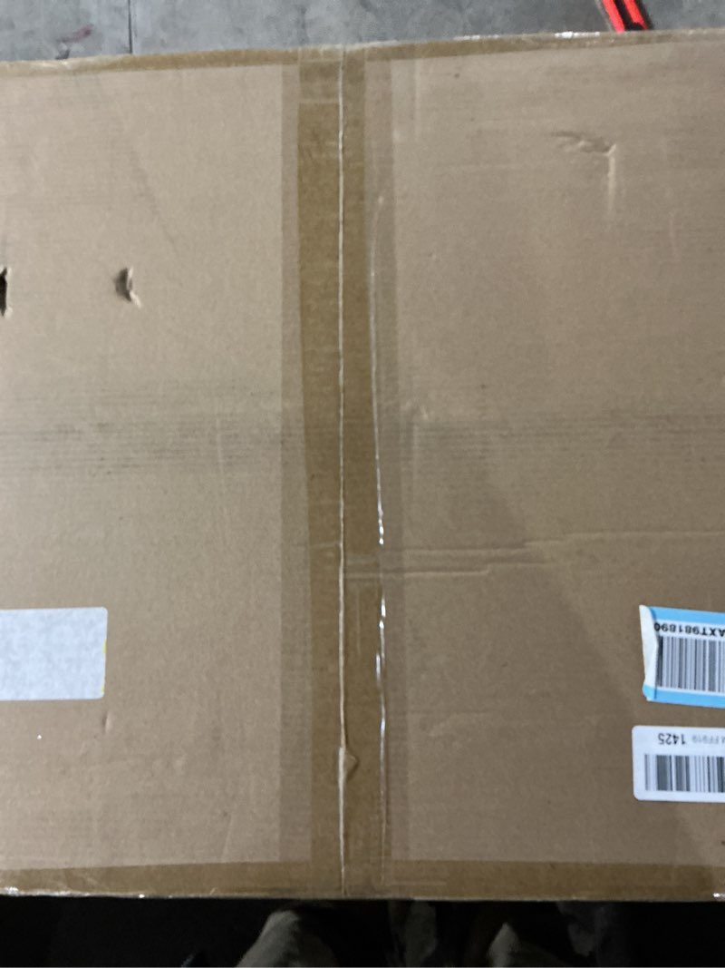 Condition photo showing Good Condition for VOLISUN Low Profile Ceiling Fans with Lights and Remote, 19.7in Flush Mount Ceiling Fans with Light, 3000K-6500K Dimmable Fandelier LED Fan Light, White Bladeless Ceiling Fans with Lights for Bedroom White 19.7 INCH