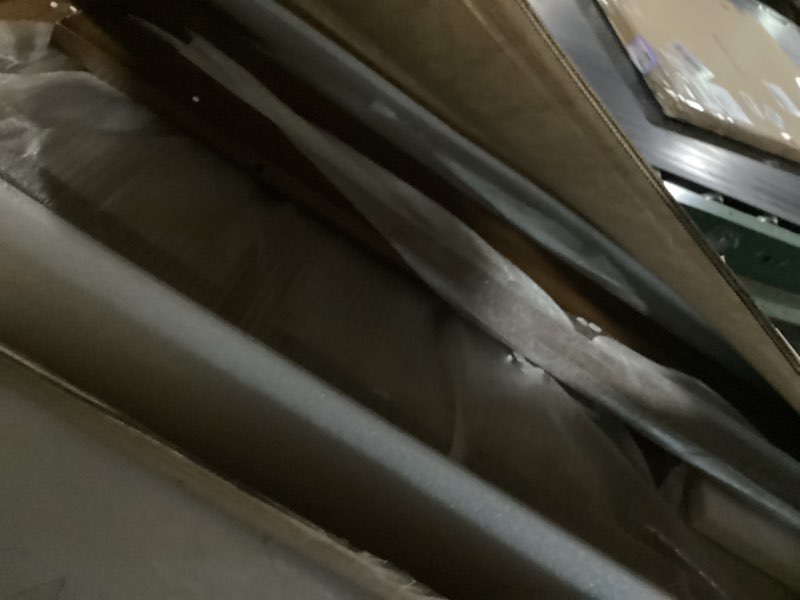 Condition photo showing New/Like New for Shoe Bench Entryway Bamboo 2-Tier Shoe Rack with Cushion Padded Seat Shoe Bench Organizer Stable for Entry, Hallway, Living Room, Bedroom, Closet (31.5 * 11.4 * 16.5IN, Brown-Beige) Brown-beige 31.5*11.4*16.5Inches