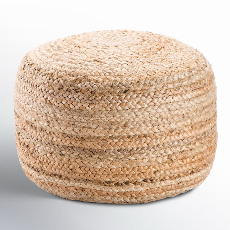 Teele 18* Wide Round Pouf Ottoman
