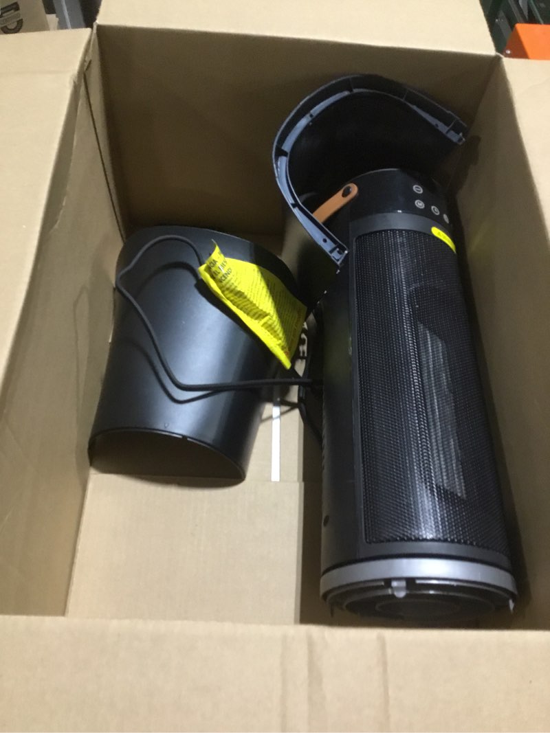 Condition photo showing As Is for Space Heaters for indoor use large room, 24" 12ft/s Electric Heater with Remote, 1500W Electric Heaters with 75°Oscillation, 1-12H Timer, PTC Electric Heater for Large Room, Bedroom Home Office Extra Large
