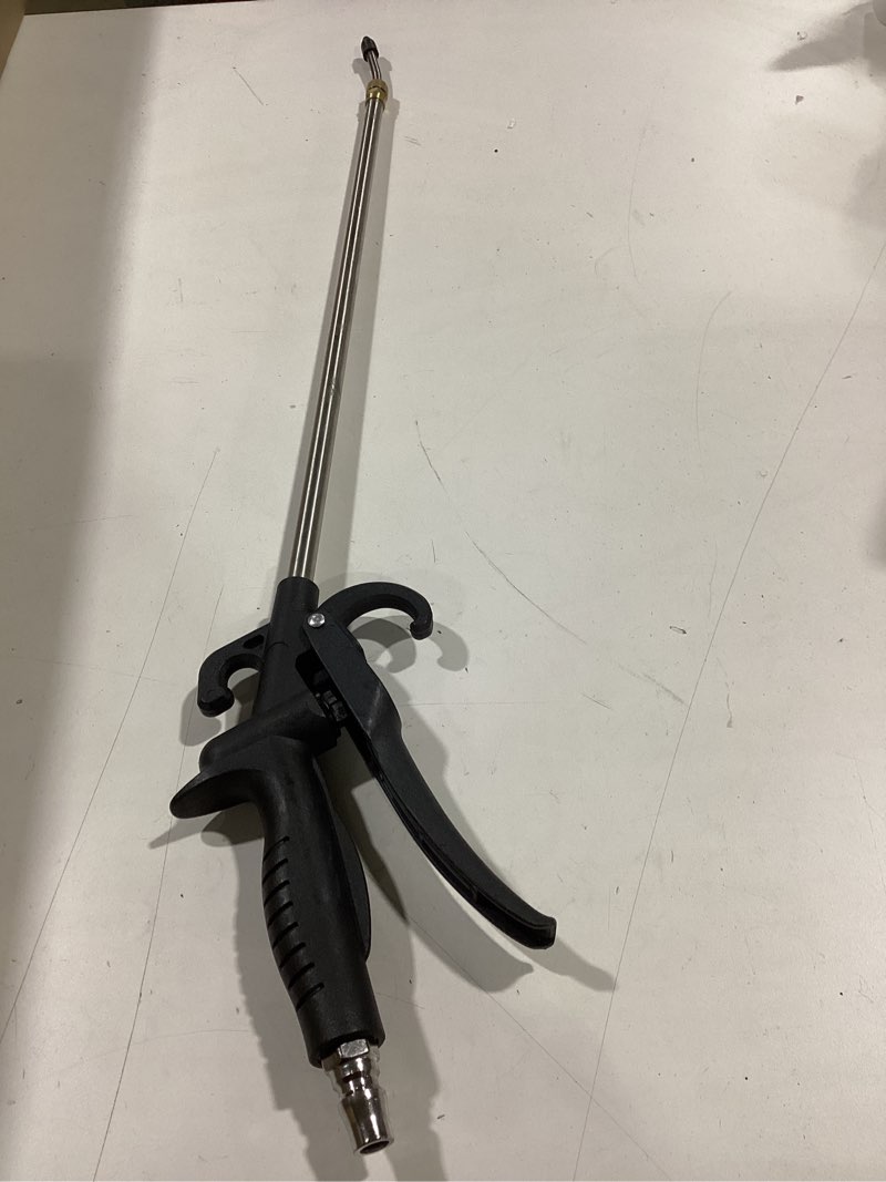 Condition photo showing As Is for (Similar to photo, incomplete )High Flow Air Blow Gun with Adjustable 8-14 Inch Extension, Upgraded Red Air Nozzle Blower w/Powerful Venturi Nozzle & 1/4'' Standard Quick Plug, Dust Cleaning Gun for Air Compressor Accessories