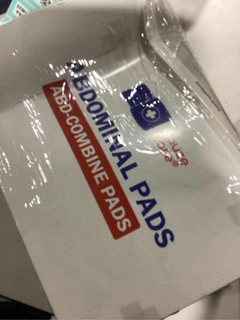 GauzeCare Sterile Abdominal- ABD Combine Pads| 24-Pack, 8x10 Inches| Extra Absorbent & Thick, Indivi