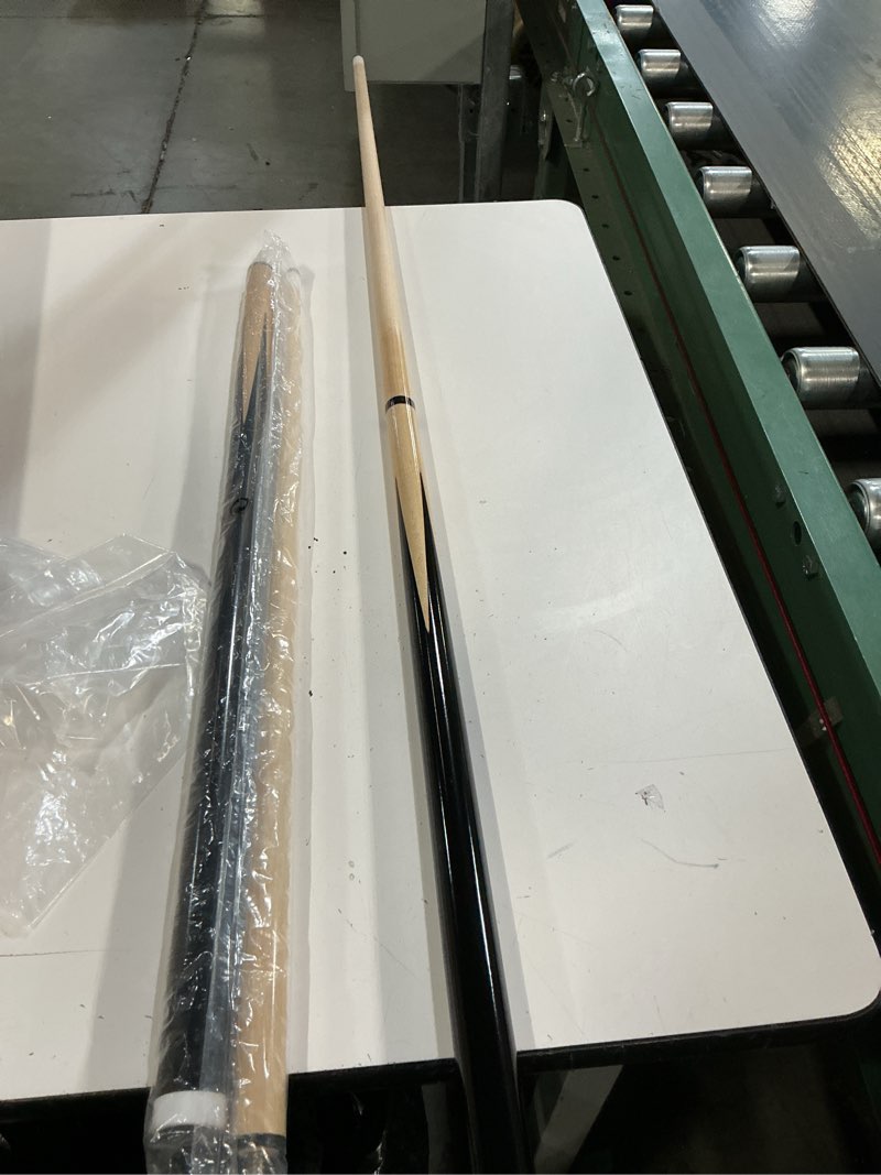 Condition photo showing Good Condition for freetime fun 48 inch pool stick, billiard pool cue sticks 2-piece hardwood, pool table accessories