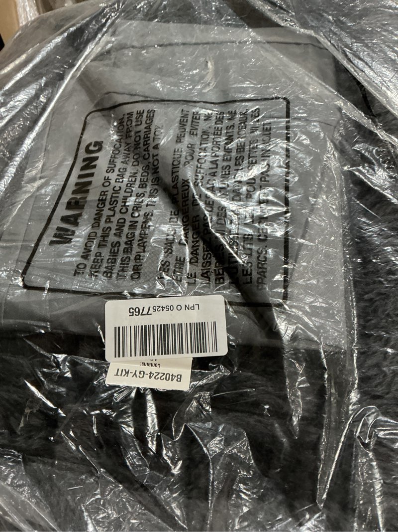 Condition photo showing Good Condition for new world pet products gray dog bed | bolster dog bed fits metal dog crates | machine wash & dry 24 inch